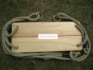 Classic Birch Wood Tree Swing Kit for Kid outdoor fun b3
