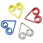 Lot of 200pcs Paper Clip ❤ Heart  ❤ Shaped heart/Bookmark B4