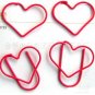 Lot of 200pcs Paper Clip ❤ Heart  ❤ Shaped heart/Bookmark