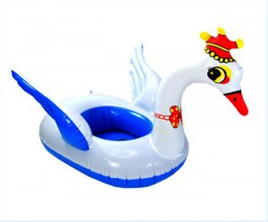 Inflatable Baby Swimming Seat Crown Swan / Floating Ring for Kid