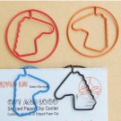 Lot of 200pcs Paper Clip Horse Shaped / Bookmark office