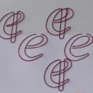 Lot of 200pcs Paper Clip Alphabet E Shaped / Bookmark office