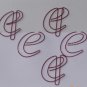 Lot of 200pcs Paper Clip Alphabet E Shaped / Bookmark office
