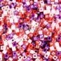 500g Assorted Acrylic Bead / Cube Beads Alphabet Constellation Charm 7mm jewelry accessory