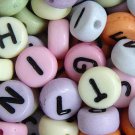 500g Acrylic Bead / Alphabet Charm 6mm/ jewelry accessory B2