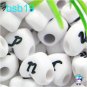500g Assorted Acrylic Bead / Acrylic Heart Beads Alphabet ABC Letter Charm 10mm/ jewelry accessory