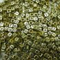 500g Gold Acrylic Bead / Acrylic Square Cube Beads Alphabet ABC Charm 6mm/ jewelry accessory