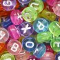 500g Transparent Acrylic Bead / Acrylic Round Alphabet Charm 6mm/ jewelry accessory