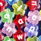 500g Acrylic Bead / Acrylic Flower Alphabet Charm 12mm/ jewelry accessory