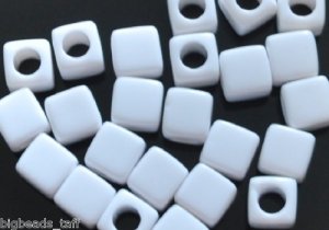 500g Assorted Acrylic Bead / Acrylic Square Plain Cube Beads Charm 7mm/ jewelry accessory