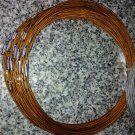 100pcs Orange Memory Steel Necklace Choker Cord Wire Diameter 13cm