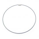 100pcs Black Memory Steel Necklace Choker Cord Wire Diameter 13cm