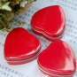 10pcs Jewelry Display Red Heart Love Tin Box Gift Box Case Office Organizer