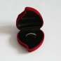 50pcs Jewelry Display Red Heart Rose Love Velvet Ring Stud Box Gift Box Case