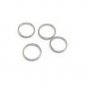 Lot of 500g Double Jump Ring 10mm Finding Accessory silver plated