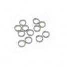 Lot of 500g Double Jump Ring 5mm Finding Accessory silver plated
