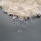 Lot of 4900pcs Jump Ring 5 x 0.7mm Finding Accessory Rhodium Plated