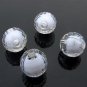 500g Acrylic Bead Round White Core Inside Dye / Craft Jewelry accessory Lantern Transparent