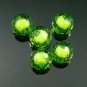 500g Acrylic Round Bead White Core Inside Dye / Craft Jewelry accessory Lantern Sky Green