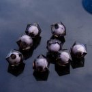 500g Acrylic Square Bead White Core Inside Dye / Craft  Jewelry accessory Lantern Black