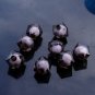 500g Acrylic Square Bead White Core Inside Dye / Craft  Jewelry accessory Lantern Black