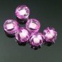 500g Acrylic Pumpkin Bead White Core Inside Dye / Craft  Jewelry accessory Lantern Pink
