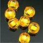 500g Acrylic Pumpkin Bead White Core Inside Dye / Craft  Jewelry accessory Lantern Orange