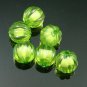 500g Acrylic Pumpkin Bead White Core Inside Dye / Craft  Jewelry accessory Lantern Green