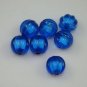 500g Acrylic Pumpkin Bead White Core Inside Dye / Craft  Jewelry accessory Lantern Blue