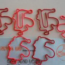 Lot of 200pcs Paper Clip Santa Claus Shaped / Bookmark office
