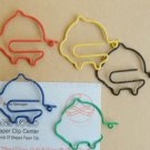 Lot of 200pcs Paper Clip Pig Shaped / Bookmark office