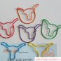 Lot of 200pcs Paper Clip OX Bull Head Shaped / Bookmark office