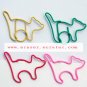 Lot of 200pcs Paper Clip Cat Shaped / Bookmark office B2