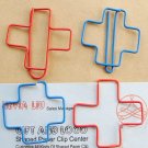 Lot of 200pcs Paper Clip Cross Shaped / Bookmark office B2