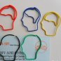 Lot of 200pcs Paper Clip Brain Head Shaped / Bookmark office