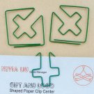 Lot of 200pcs Paper Clip Cross Shaped / Bookmark office B2