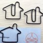 Lot of 200pcs Paper Clip House Shaped / Bookmark office B2