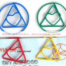 Lot of 200pcs Paper Clip Triangle Heart Shaped / Bookmark office B2