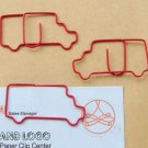 Lot of 200pcs Paper Clip Truck Shaped / Bookmark office B2