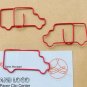 Lot of 200pcs Paper Clip Truck Shaped / Bookmark office B2