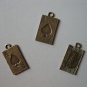Lot of 200pcs Dollhouse Miniature Playing Card Poker A  /jewelry bracelet  metal alloy Charm