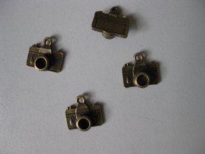 Lot of 500pcs mini Camera dollhouse miniature toy/jewelry Charm