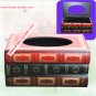 Wooden Stack Book Tissue Box Holder Gift/Decor b2