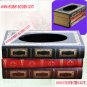 Wooden Stack Book Tissue Box Holder Gift/Decor b3
