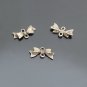 Lot of 500pcs Bow 20 x 8mm toy/jewelry bracelet metal alloy Charm