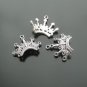 Lot of 400pcs Crown 24 x 14mm toy/jewelry bracelet metal alloy Charm