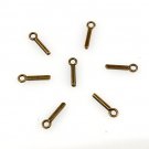 500pcs Alphabet I jewelry bracelet metal Charm Bead  16 X 6mm