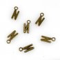 500pcs Alphabet N jewelry bracelet metal Charm Bead  16 X 6mm