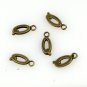 500pcs Alphabet Q jewelry bracelet metal Charm Bead  16 X 6mm