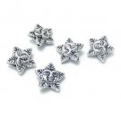 500pcs Sun jewelry bracelet metal Charm Bead  11 X 11mm